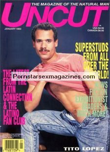 Uncut Gay Magazine January 1993 V7 N7 - Aiden Shaw - Stud Michner - Tito Lopez